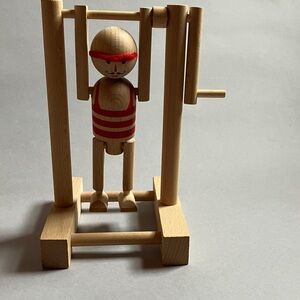 Wooden Cause and Effect Acrobat